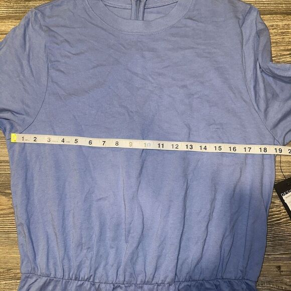 Bella + Canvas B3099 Ladies Relaxed Fit Crewneck Jersey Short Sleeve Dress. N - Picture 6 of 9